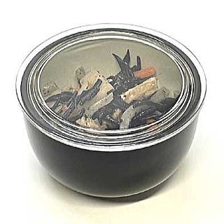 いろどり蓋(アクリル樹脂製蓋)丸・小盛り付け例