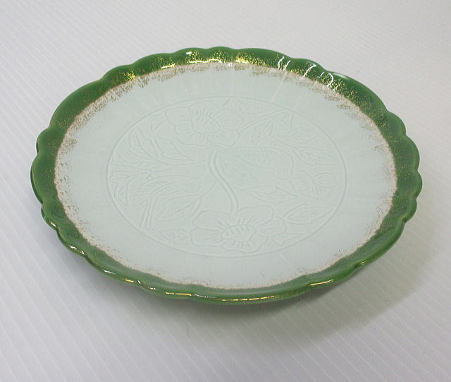 陶器　菊丸皿